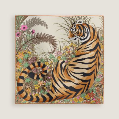 カレ 90 《すべては鞍の中に》 - オレンジ | Hermès - エルメス-公式サイト